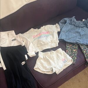 12 months baby girl - 3 matching sets (Polo, Nike, Calvin Klein)